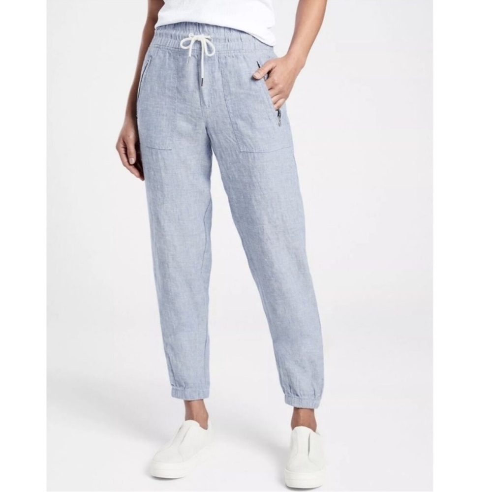 Athleta Cabo linen Joggers